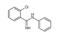 o-Chloro-N-phenylbenzamidine结构式
