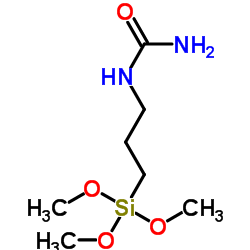 3-脲丙基三甲氧基硅烷结构式