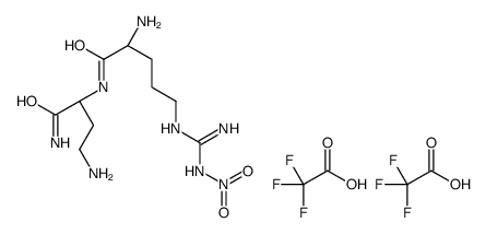 L-N(W)-NITROARGININE-2 4-DIAMINOBUTRYIC structure
