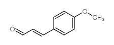 2-Propenal,3-(4-methoxyphenyl)-, (2E)- Structure
