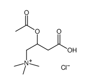 (±)-乙酰肉碱氯化物结构式