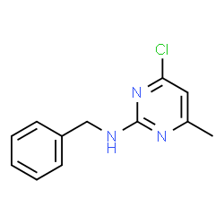 N-Benzyl-4-chloro-6-methylpyrimidin-2-amine Structure