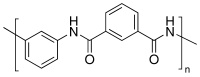 聚[N,N′-(1,3-亚苯基)间苯二酰胺]结构式
