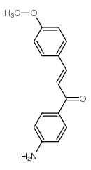 (2E)-1-(4-氨基苯基)-3-(4-甲氧基苯基)-2-丙烯-1-酮结构式