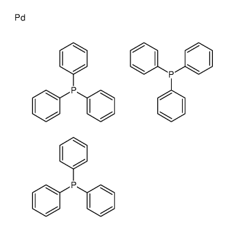 palladium,triphenylphosphane Structure