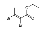 ethyl 2,3-dibromobut-2-enoate结构式