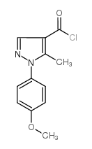 1-(4-METHOXYPHENYL)-5-METHYL-1H-PYRAZOLE-4-CARBONYL CHLORIDE Structure