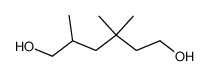 2,4,4-trimethylhexane-1,6-diol Structure