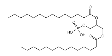 3-(膦酰氧基)-1,2-丙烷二基双(十四烷酸酯)结构式