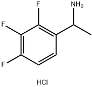 1-(2,3,4-三氟苯基)乙胺盐酸盐结构式