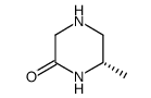 (S)-6-甲基哌嗪-2-酮结构式