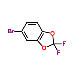 5-溴-2,2-二氟-1,3-苯并二恶唑结构式