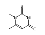 1,6-dimethyl-2-thiouracil结构式
