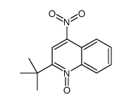 2-tert-butyl-4-nitro-1-oxidoquinolin-1-ium结构式