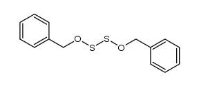 bis(benzyloxy) disulfide Structure