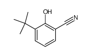 2-羟基-3-叔丁基苯腈结构式