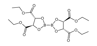 bis(diethyl-l-tartrate glycolato)diboron structure