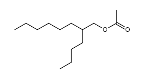 2-(n-butyl)octanol acetate结构式