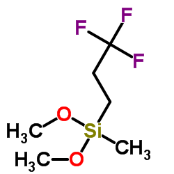 Dimethoxy(methyl)(3,3,3-trifluoropropyl)silane Structure