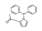 1-(1-diphenylphosphanylpyrrol-2-yl)ethanone结构式