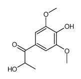 2-hydroxy-1-(4-hydroxy-3,5-dimethoxyphenyl)propan-1-one结构式