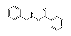 N-benzyl-O-benzoylhydroxylamine结构式