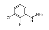 (3-氯-2-氟苯基)肼结构式