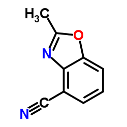 2-Methyl-1,3-benzoxazole-4-carbonitrile Structure
