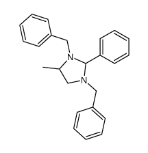 1,3-dibenzyl-4-methyl-2-phenyl-imidazolidine Structure