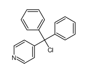 4-[chloro(diphenyl)methyl]pyridine结构式