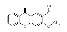 2,3-二甲氧基呫吨酮结构式