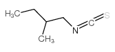 2-甲基丁基异硫氰氰酸酯结构式