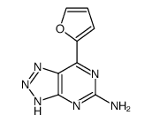 7-(2-furyl)-1H-[1,2,3]triazolo[4,5-d]pyrimidine-5-amine结构式