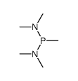 N-[dimethylamino(methyl)phosphanyl]-N-methylmethanamine结构式