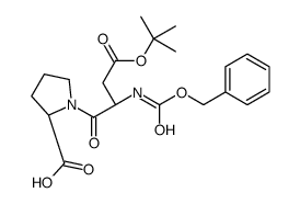 (2S)-1-[(2S)-4-[(2-methylpropan-2-yl)oxy]-4-oxo-2-(phenylmethoxycarbonylamino)butanoyl]pyrrolidine-2-carboxylic acid Structure