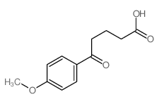 5-(4-甲氧基苯基)-5-氧代戊酸结构式