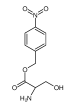 (4-nitrophenyl)methyl (2S)-2-amino-3-hydroxypropanoate结构式