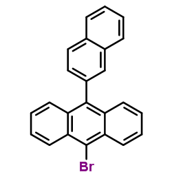 9-溴-10-(2-萘基)蒽结构式