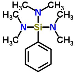 tris(dimethylamino)phenylsilane Structure