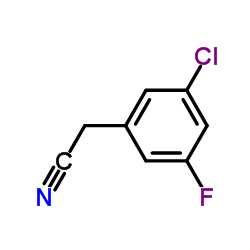 3-氯-5-氟苯乙腈结构式