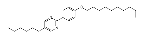 2-[4-(Decyloxy)-phenyl]-5-hexylpyrimidine Structure