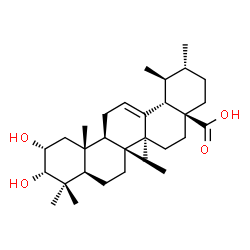 Corosolic acid structure