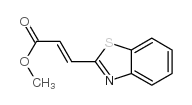 2-Propenoicacid,3-(2-benzothiazolyl)-,methylester(9CI)结构式