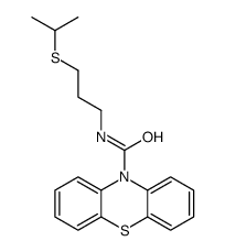 N-(3-propan-2-ylsulfanylpropyl)phenothiazine-10-carboxamide结构式