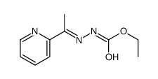 ethyl N-(1-pyridin-2-ylethylideneamino)carbamate结构式
