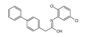 N-(2,5-dichlorophenyl)-2-(4-phenylphenyl)acetamide结构式