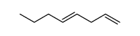 (E)-octa-1,4-diene结构式
