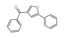 Methanone,phenyl(5-phenyl-3-furanyl)- Structure