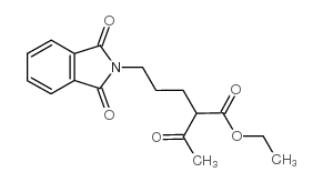 2-(3-N-邻苯二甲酰亚胺基丙基)乙酰乙酸乙酯结构式