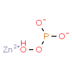 Zinc hydroxide oxide phosphite (Zn4(OH)O2(PO3)), dihydrate Structure